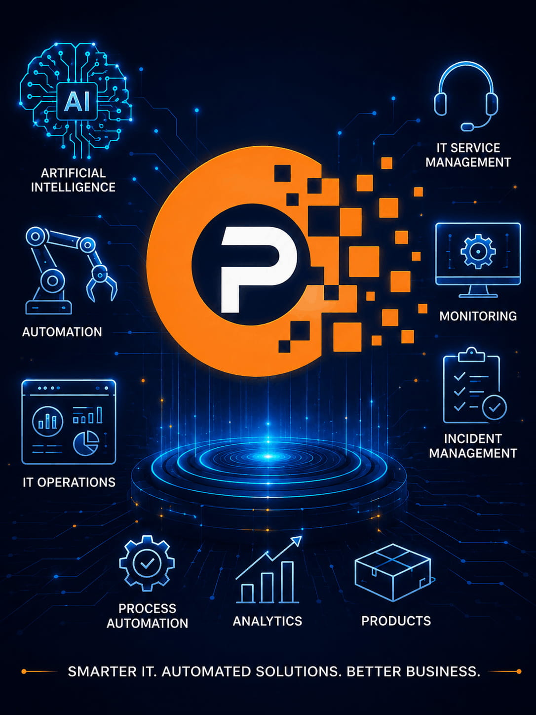 PITZS engineering team working on enterprise IT infrastructure